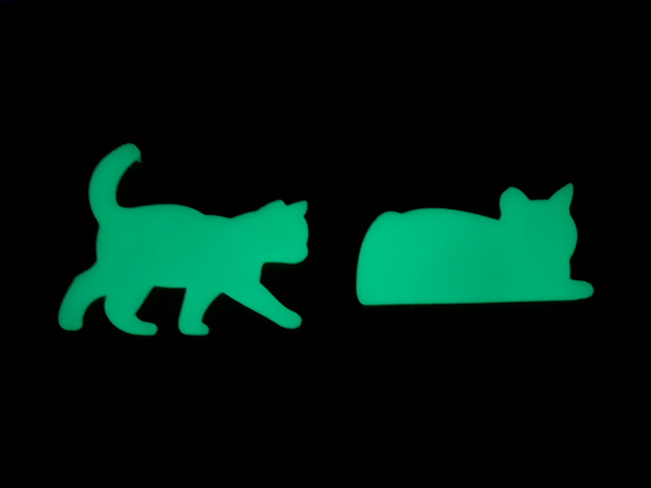 Magnes Na Lodówkę ● Koty ● Świecące W Ciemności