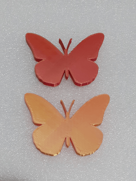 	 Magnes Na Lodówkę ● Motyl ● Błyszczące