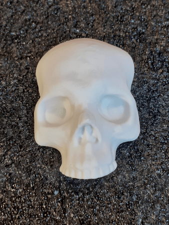 Magnes Na Lodówkę ● Czaszka Bez Szczęki ● Matowe